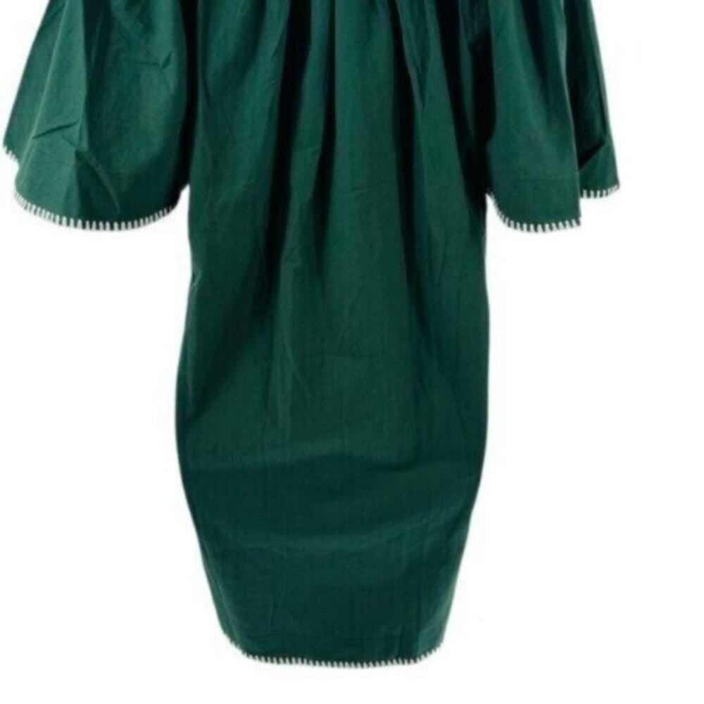 Pomander Place | NEW Green Stitch Finley Flutter Sleeve Mini Dress Size XS - Picture 10 of 12